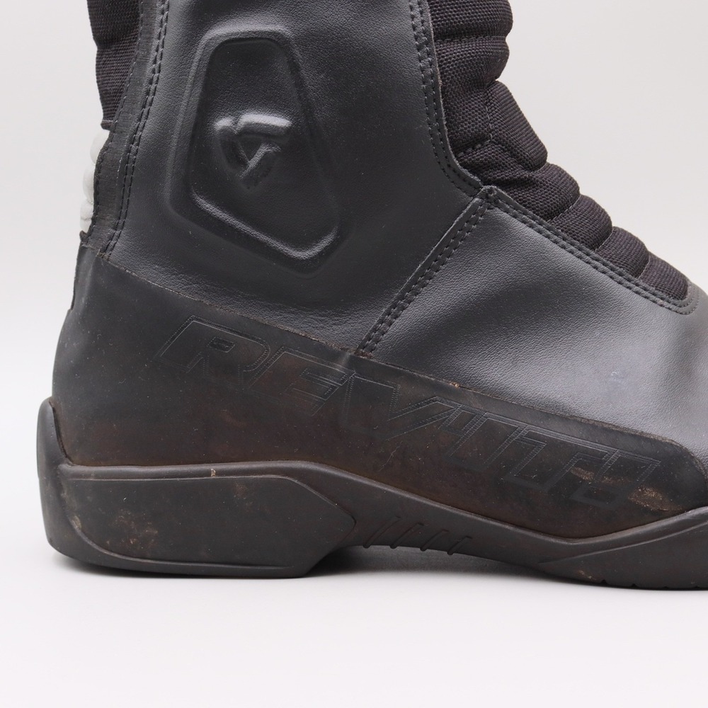 REV IT! Rival H2O Motorcycle Riding Boots Mens Sz 11.5 Black Waterproof Touring - Picture 2 of 10